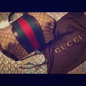 Authentic Gucci Boston Speedy Bag